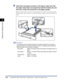 Page 63Loading Plain Paper, Heavy Paper, Transparencies, or Labels in the Paper Source2-20
Loading and Outputting Paper
2
5Hold down the paper as shown in the ﬁgure, make sure that 
the paper stack does not exceed the load limit marks (A), and 
then set it under the hooks (B) on the paper guides.
Make sure that there is sufﬁcient space between the hooks of the paper guides 
and the paper stack. If there is no sufﬁcient space, slightly reduce the amount of 
paper.
IMPORTANT
The following shows the paper capacity...