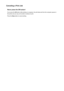 Page 293Canceling a Print JobNever press the ON button!
If you press the  ON button while printing is in progress, the print data sent from the computer queues in
the printer and you may not be able to continue to print.
Press the  Stop button to cancel printing.293
 