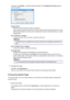 Page 330If necessary, click Specify..., specify the following settings in the  Tiling/Poster Printing dialog box,
and then click  OK.
Image Divisions
Select the number of divisions (vertical x horizontal).As the number of divisions increases, the number of sheets used for printing increases. If you are
pasting pages together to create a poster, increasing the number of divisions allows you to create
a larger poster.
Print "Cut/Paste" in margins To leave out words "Cut" and "Paste",...