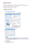 Page 341Registering a StampThis feature may be unavailable when certain printer drivers or operating environments are used.
You can create and register a new stamp. You can also change and re-register some of the settings of an
existing stamp. Unnecessary stamps can be deleted at any time.
The procedure for registering a new stamp is as follows:
Registering a New Stamp1.
Open the printer driver setup window
2.
Click  Stamp/Background...  (Stamp... ) on the Page Setup  tab
The Stamp/Background  (Stamp ) dialog...