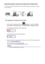 Page 42Preparations Before Using Canon Inkjet Cloud Printing CenterTo use the Canon Inkjet Cloud Printing Center, you need to follow the steps described below and register
the user information.
Print registration information from the printer
1.
On the printer operation panel, select the   Setup  button, and then select  Web
service setup  -> Connection setup  -> IJCloudPrintingCtr  -> Register w/ service
2.
In the registration confirmation window, Select  Yes
3.
In the print settings, select the display...