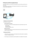 Page 87Printing from AirPrint Compliant DeviceThis document explains how to use AirPrint to print wirelessly from your iPad, iPhone and iPod touch to a
Canon printer.
AirPrint enables you to print photos, email, Web pages and documents from your Apple device directly to your printer without installing a driver.
Checking Your Environment
First, check your environment.
•
AirPrint Operation Environment
To use AirPrint, you will need one of the following Apple devices running the latest version of iOS:
◦
iPad (all...