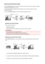 Page 95How to Use Print from E-mailBy using  Print from E-mail , you can easily print a photo or document saved on your smartphone, tablet, or
computer just by attaching it to an e-mail.
You can print simply from outside like a travel destination. Also, your family or friends can print by
registering beforehand.
You can use  Print from E-mail  on any Canon printer that supports the service.
Checking Your Environment
First, check your environment.
•
Network environment
This product needs to be connected to a LAN...