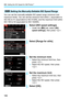 Page 182
i: Setting the ISO Speed for Still Photos N
180
You can set the manually-settable ISO speed range (minimum and 
maximum limits). You can set the minimum limit within L (equivalent to 
ISO 50) to H1 (equivalent to ISO 51200), and the maximum limit within 
ISO 100 to H2 (equivalent to ISO 102400).
1Select [ISO speed settings].
  Under the [ z2] tab, select [ ISO 
speed settings ], then press .
2Select [Range for stills].
3Set the minimum limit.
  Select the minimum limit box, then 
press < 0>.
  Select...