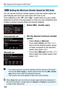 Page 184
i: Setting the ISO Speed for Still Photos N
182
You can set the minimum shutter speed so that the shutter speed set 
automatically will not be too slow when ISO Auto is set.
This is effective in the < d> and < f> modes when you use a wide-
angle lens to shoot a moving subjec t or when you use a telephoto lens. 
It helps to reduce camera shake and blurred subjects.
1Select [Min. shutter spd.].
2Set the desired  minimum shutter 
speed.
  Select [ Auto] or [Manual ].
  If you select [ Auto], turn the < 6>...