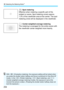 Page 256
q Selecting the Metering Mode N
254
r: Spot metering
Effective when metering a specific part of the 
subject or scene. Spot metering covers approx. 
1.3% of the viewfinder area at the center. The spot 
metering circle will be di splayed in the viewfinder.
e: Center-weighted average metering
The metering is averaged for the entire scene with 
the viewfinder center weighted more heavily.
With < q> (Evaluative metering), the exposure setting will be locked when 
you press the shutter button halfway and...