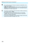 Page 258
O Setting the Desired Exposure Compensation N
256
 For Live View and movie shooting, the exposure compensation can be 
set only up to ±3 stops.
  If [z 2: Auto Lighting Optimizer ] (p.201) is set to any setting other than 
[ Disable ], the image may still look brig ht even if a decreased exposure 
compensation for a darker image is set.
  The exposure compensation amount will remain in effect even after you 
set the power switch to < 2>.
  After setting the exposure compensation amount, you can set the...