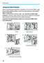 Page 40
Nomenclature
38
When connecting the camera to a computer or the Connect Station, use 
the provided interface cable or one from Canon (shown in the System 
Map on page 525).
When connecting the interface cable, also  use the provided cable 
protector . Using the cable protector prev ents the cable from accidental 
disconnection and the terminal from getting damaged.
Using the Provided Interface Cable and a Genuine HDMI Cable 
(sold separately)
Using the Cable Protector
Provided interface cable
Clamp
1 2...