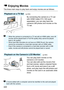 Page 422
420
The three main ways to play back and enjoy movies are as follows:
By connecting the camera to a TV set 
with HDMI Cable HTC-100 (sold 
separately), you can play back the 
camera’s still photos and movies on the 
TV set.
You can play back movies on the 
camera’s LCD monitor.
You can also edit out the movie’s first 
and last scenes, select a desired frame 
from a 4K movie and save it as a still 
photo, and play back the still photos and 
movies on the card in an automatic slide 
show.
k  Enjoying...