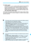 Page 489
487
3 Custom Function Settings N
Tv: Shutter speed
If you perform 1, 2, or 3, a slower  shutter speed will automatically 
be set to compensate for the number of stops the maximum 
aperture has become slower. The same exposure that would be 
obtained without performing 1, 2, or 3 is thereby obtained. The 
shutter speed will change automatically within the range set with 
[ 8 2: Set shutter speed range ].
This function also works in the  reverse with the above options: When 
the maximum aperture f/number...