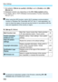 Page 552
Menu Settings
550
*1: Not settable if [Movie rec quality ]’s [24.00p ] is set to [ Enable] under [ z4 
(Movie) ] tab.
*2: Displayed contents vary depending on the [ 53: Video system ] setting.
*3: For details, refer to “Wi-Fi (Wireless Communication) Function Instruction 
Manual” (p.4).
5: Set-up 5  (Yellow)Page
Multi function lock Main Dial / Quick Control Dial / Multi-controller 
/ AF area selection button / Touch control90
Custom shooting 
modes (C1-C3)Register setting / Clear settings / Auto update...