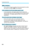 Page 570
Troubleshooting Guide
568
 If the number of images recorded on the card exceeds the number 
the camera can display, [ ###] will be displayed.
  In low temperatures, the display speed of the AF points may 
become slower due to the AF point  display device’s (liquid crystal) 
characteristics. The display speed wi ll return to normal at room 
temperature.
  If the LCD monitor is dirty, use a soft cloth to clean it.
  The LCD monitor display may seem slightly slow in low 
temperatures or look black in hi gh...