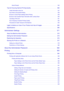 Page 7About Firewall. . . . . . . . . . . . . . . . . . . . . . . . . . . . . . . . . . . . . . . . . . . . . . . . . . . . . . . . . . . . . . . .   355
Tips for Ensuring Optimal Printing Quality. . . . . . . . . . . . . . . . . . . . . . . . . . . . . . . . . . . .   356 Useful Information about Ink. . . . . . . . . . . . . . . . . . . . . . . . . . . . . . . . . . . . . . . . . . . . . . . . . . . . . . . . .   357
Key Points to Successful Printing. . . . . . . . . . . . . . . . . . . . . . . . . . . . . ....