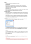 Page 676FlexibleAllows you to freely adjust the cropping frames (scan areas).
In thumbnail view: Drag the mouse over a thumbnail to display a cropping frame. When a cropping frame is
displayed, the portion within the cropping frame will be scanned. When no cropping frame is
displayed, each frame is scanned individually.
In whole image view:
When no cropping frame is displayed, the entire Preview area will be scanned. When a cropping
frame is displayed, the portion within the cropping frame will be scanned.
Paper...