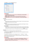 Page 689Click Settings...  to open the  Orientation dialog box.
Important
•
The Orientation  dialog box can only be opened when  Select Source is Document (ADF
Simplex)  or Document (ADF Duplex) .
•
Binding Location is displayed when using a model supporting ADF duplex scanning.
•
Binding Location cannot be specified when  Select Source is Document (ADF Simplex) .
Color Mode Select how to scan the document.
Color Select this mode to scan color documents or to create color images. This mode renders the image
in...