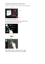 Page 155An Operation Example of the touch screen
Example: The touch screen operations available on the copy standby screen
Tap A to display the print settings menu.
Drag the screen up or down, then tap the option you want to select.
After the list is displayed, tap the setting to select.
Tap B to display the screen for selecting the number of copies.
Tap the numbers to specify the number of copies, then tap  OK.
155
 