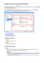 Page 644Settings (Attach to E-mail (Photo)) Dialog BoxClick  Attach to E-mail (Photo)  on the 
 (Scanning from the Operation Panel) tab to display the  Settings
(Attach to E-mail (Photo))  dialog box.
In the  Settings (Attach to E-mail (Photo))  dialog box, you can specify how to respond when attaching
images to an e-mail as photos after scanning them from the operation panel.
(1) Scan Options Area
(2) Save Settings Area
(3) Application Settings Area
(1) Scan Options Area Paper Size Set from the operation...