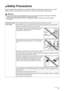 Page 73
Safety Precautions
Safety Precautions
Please read the safety warnings and cautions provi ded in this manual to ensure that you use the 
printer safely. Do not attempt to use the printer in any way not described in this manual.
Warningz This product emits low level magnetic flux. If you use a cardiac pacemaker and feel abnormalities, 
please move away from this product and consult your doctor.
z You may cause an electric shock, fire, or damage the printer if you ignore any of these safety 
precautions....