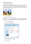 Page 330Adjusting Color BalanceYou can adjust the color tints when printing.
Since this function adjusts color balance of the output by changing the ink ratios of each color, it changes the total color balance of the document. Use the application software when you want to change the color
balance significantly. Use the printer driver only when you want to adjust the color balance slightly.
The following sample shows the case when color balance is used to intensify cyan and to diminish yellow so that the overall...