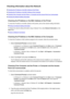 Page 431Checking Information about the Network
Checking the IP Address or the MAC Address of the Printer
Checking the IP Address or the MAC Address of the Computer
Checking If the Computer and the Printer, or Computer and the Access Point Can Communicate
Checking the Network Setting InformationChecking the IP Address or the MAC Address of the PrinterTo check the IP address or the MAC address of the printer, print out the network setting information.
Printing Out Network Setting Information
To display the network...