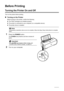 Page 62Before Printing
Before Printing
Turning the Printer On and Off
Turn on the printer before printing.
„Turning on the Printer
Before turning on the printer, confirm the following.
zThe FINE Cartridges are installed properly.
z The printer is connected to your computer (or a compatible device).
z The printer driver is installed.
1Press the  POWER button.
The POWER  lamp flashes and then remains lit 
green.
2Turn on your computer.
Note
If preparatory operations above are not complete, follow the  Easy Setup...