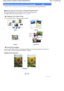 Page 11Advanced Guide  Troubleshooting
Contents > Printing > Printing Photos (Easy-PhotoPrint EX) > Using Various Functions of Easy-PhotoPrint EX
 Using Various Functions of Easy-PhotoPrint EX
This section describes a few of the useful functions of Easy-PhotoPrint EX.
For details, refer to the on-screen manual: Advanced Guide.
 Creating Your Own Prints
You can create an album or calendar using your photos.
AlbumCalendar
StickersLayout Print
 Correcting Images
You can use Red-Eye Correction, Face Sharpener,...