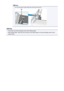 Page 40Note•
Do not load sheets of paper higher than the load limit mark (D).
Note
•
The printer may make operating noise when feeding paper.
•
After loading paper, select the size and type of the loaded paper on the print settings screen of theprinter driver.
40
 