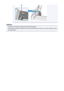 Page 43Note
•
The printer may make operating noise when feeding paper.
•
After loading envelopes, select the size and type of the loaded envelopes on the print settings screen ofthe printer driver.
43
 