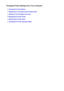 Page 82Changing Printer Settings from Your Computer
Changing the Print Options
Registering a Frequently Used Printing Profile
Setting the Ink Cartridge to be Used
Managing the Printer Power
Reducing the Printer Noise
Changing the Printer Operation Mode
82
 