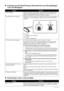 Page 6056Troubleshooting
„Printing Does Not Start/Printing Is Blurred/Colors Are Wrong/Straight 
Lines Are Misaligned
„ Printed Paper Curls or Has Ink Blots
CauseAction
Ink tank is empty. Open the Top Cover of the printer to confirm how the ink lamps light or flash, 
and then take the appropriate action depending on the error condition. For 
details, see “Getting the Ink Status Information” on page 23.
The protective film is remaining. Make sure all of the protective film is peeled off and the air hole is...