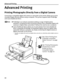 Page 26Advanced Printing
22
Advanced Printing
Printing Photographs Directly from a Digital Camera
Connecting a compatible digital still camera or camcorder to the printer allows you to print 
recorded images directly without using a computer. This printer supports both PictBridge 
and Canon Bubble Jet Direct.
zPictBridge is an industry standard enabling a range of digital photo 
solutions, including the direct printing of photos from compatible digital still 
cameras or digital video camcorders* without the...