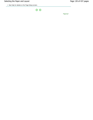 Page 130See Help for details on the Page Setup screen.
Page top
Page 130 of 437 pages
Selecting the Paper and Layout
JownloadedhfromhManualsPrinterDcomhManuals 