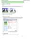 Page 286Advanced Guide > Printing from a Computer > Printing with Other Application Software > Changing the Print Quality and
Correcting Image Data
 > Simulating an Illustration 
Simulating an Illustration 
W ith the Simulate Illustration function, you can pr int full-color or 256-color image data so that it looks like
a hand-drawn illustration. This function adds diffe rent effects to the original profile and colors. 
The procedure for performing Simulate Illustration is  as follows: 
1.Open the printer driver...