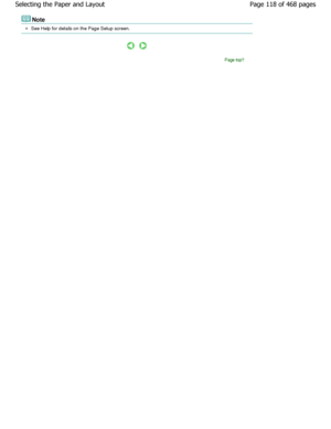 Page 118Note
See Help for details on the Page Setup screen.
Page top
Page 118 of 468 pages
Selecting the Paper and Layout
.ownloadedtfromtManualsPrinterDcomtManuals 