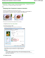 Page 321Advanced Guide > Printing from a Computer > Printing with Other Application Software > Changing the Print Quality and
Correcting Image Data
 > Changing Color Properties to Improve Coloration 
P408 
Changing Color Properties to Improve Coloration 
This feature is unavailable when the XPS printer dr iver is used. 
The Photo Optimizer PRO function corrects colors of  digital camera images or scanned images. It is
specially designed to compensate for color shift, o verexposure, and underexposure. 
The...