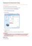 Page 46Displaying the Print Results before PrintingIf you are using the XPS printer driver, replace "Canon IJ Preview" with "Canon IJ XPS Preview" whenreading this information.
You can display and check the print result before printing.
The procedure for displaying the print result before printing is as follows: You can also set the print results display on the  Quick Setup tab.1.
Open the printer driver setup window
2.
Set the preview
Check the  Preview before printing  check box on the Main...