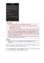 Page 44Important
•
There are character restrictions for the e-mail address, as shown below.
•
You can use up to 255 alphanumeric characters consisting of single-byte characters and
symbols (!#$%&'*+/=?^_{}|~.-@).
•
Multibyte characters cannot be used.
You will get an error if the e-mail address you enter contains a character that cannot be used.
•
If you registered a different e-mail address by mistake, you can cancel the registration by starting
the remote UI  and selecting  IJ Cloud Printing Center setup...