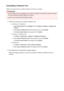 Page 664Uninstalling IJ Network ToolFollow the procedure below to uninstall IJ Network Tool from your computer.
Important
•
Even if IJ Network Tool is uninstalled, you can print over network or scan from the computer. However,
you cannot change the network settings over network.
•
Log into a user account with administrator privilege.
1.
Perform the procedure to uninstall IJ Network Tool.
•
In Windows 8.1 or Windows 8:
1.
Select  Control Panel  from the Settings charm on  Desktop > Programs  > Programs and...