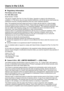 Page 6662Safety Precautions
Users in the U.S.A.
„Regulatory Information 
FCC Notice (U.S.A. Only)
For 120V, 60Hz model 
Model Number: K10282
This device complies with Part 15 of the FCC Ru les. Operation is subject to the following two 
conditions: (1) This device may not cause harmful in terference, and (2) this device must accept any 
interference received, including interfer ence that may cause undesired operation. 
Note: This equipment has been tested and found to comply with the limits for a Class B...