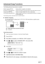 Page 3432Chapter 2Copying
Advanced Copy Functions
The following advanced copy feature is available:
The following section describes how to use this feature.
„Sticker Copying
You can easily make 16 stickers from 4 x 6 (101.6 x 152.4 mm) photos or graphics using 
Canon sticker paper.
(1)Platen Glass (Place document face down)
(2)16 stickers
Follow this procedure:
1Load one sheet of stickers in the Auto Sheet Feeder.
2Press [COPY].
3Press [Menu] repeatedly until  appears.
4Use [ ] or [ ] to select , then press...