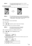 Page 35Chapter 2 33Copying
„Borderless Copying
This feature enables you to copy the images so that they fill the entire page without borders.
Follow this procedure:
1Load the paper in the Auto Sheet Feeder.
2Press [COPY].
3Use [ ] or [ ] to select the number of copies (max. 99 copies).
4Adjust the settings for your document as necessary.
5Press [Menu] repeatedly until  appears.
6Use [ ] or [ ] to select .
7Press [OK].
zIf a paper type setting is selected that cannot be used in borderless copying, the LCD...