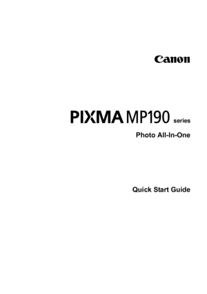 Page 3Photo All-In-One
Quick Start Guide
series
 