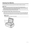Page 5652Routine Maintenance
Cleaning Your Machine
This section describes the cleaning procedure  that is needed to maintain your machine.
„Cleaning the Platen Glass and Document Cover
Moisten a clean, soft, lint-free cloth and wring out  excess water. With it, wipe the Platen Glass 
(A) and the inner side of the Document Cover (w hite sheet) (B). Then wipe with another clean, 
soft, dry, lint-free cloth, making sure not to  leave any residue, especially on the Platen Glass.
Caution
zBe sure to turn off the...