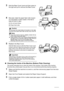 Page 5854Routine Maintenance
3Hold the Rear Cover Lever and then press to 
the right and pull to remove the Rear Cover.
4Manually rotate the paper feed roller toward 
you and apply a cotton swab or the like to 
wipe off dust or stain.
(A) Do not touch these.
(B) Paper feed roller
5Reattach the Rear Cover.
Hold the Rear Cover so that the Rear Cover Lever 
comes to the left. Align the protrusions at the right 
edge of the cover with the slots at the rear of the 
machine and press on the lever to reattach the...