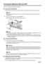 Page 20
18Chapter 1Before Printing
Turning the Machine ON and OFF
Turn on the machine before starting printing.
„Turning on the Machine
Before turning on the machine, confirm that the Print Head and ink tanks are set into place.
1To turn on the machine, press [ON/OFF].
[COPY] flashes green for a while, and then turns on.
„Turning off the Machine
1To turn off the machine, press [ON/OFF].
The machine is off when the currently selected Mode button (e.g. [COPY]) stops flashing and 
all Operation Panel lamps are...