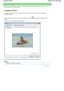 Page 219Advanced Guide > Printing from a Computer > Printing with the Bundled Application Software > Appendix 1: Easy-PhotoPrint EX Settings > Cropping Photos
Cropping Photos
Cropping an image is the act of removing the unnecessary portions of the image by selecting the
necessary portions.
Select the image you want to crop in the Edit screen and click  (Edit Image) or double-click the
image.
Click the Crop tab in the Edit Image dialog box.
Drag the white squares on the image to change the area to be cropped and...