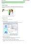 Page 245Advanced Guide > Printing from a Computer > Printing with Other Application Software > Various Printing Methods >
Poster Printing 
Poster Printing 
The poster printing function allows you to enlarge image data, divide it into several pages, and print
these pages on separate sheets of paper. When the pages are pasted together, they form a large print
like a poster. 
The procedure for performing poster printing is as follows: 
Setting Poster Printing 
1.Open the printer driver setup window
2.Set poster...