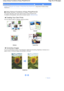 Page 45Advanced Guide  Troubleshooting
Contents > Printing from Your Computer > Printing Photos (Easy-PhotoPrint EX) > Using Various Functions of Easy-PhotoPrint EX
 Using Various Functions of Easy-PhotoPrint EX 
This section describes a few of the useful functions of Easy-PhotoPrint EX.
For details on the operation, refer to the on-screen manual: Advanced Guide.
 Creating Your Own Prints 
You can create an album or calendar using your photos.
AlbumCalendar
StickersLayout Print
 Correcting Images 
You can use...