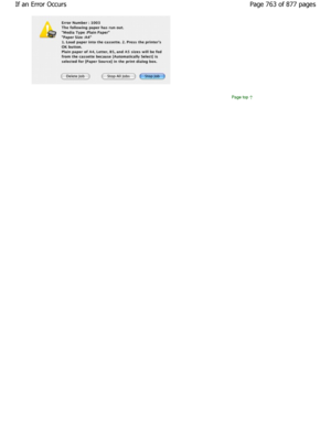 Page 763Page top
Page 763 of 877 pages
If an Error Occurs
JownloadedtfromtManualsPrinterFcomtManuals  