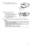 Page 2218Before Using the Machine
4Insert the Cassette  into the machine.
Push the Cassette all the way into the machine.
5Prepare the Paper Output Tray.
(1)Open the Paper Output Tray.
Put your finger in the rounded indent of the 
Paper Output Tray and open it gently.
(2) Open the Output Tray Extension.
(3) Press the  Paper Feed Switch  so that the 
Cassette  lamp (B) lights.
6Specify the page size and media type settings according to the loaded paper.
NotezWhen performing copy direct printing without using a...